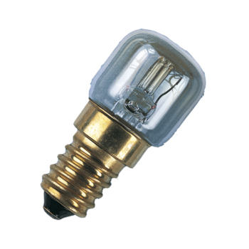 Birnenform-Lampe 15 Watt klar Sockel E14 220 - 240V